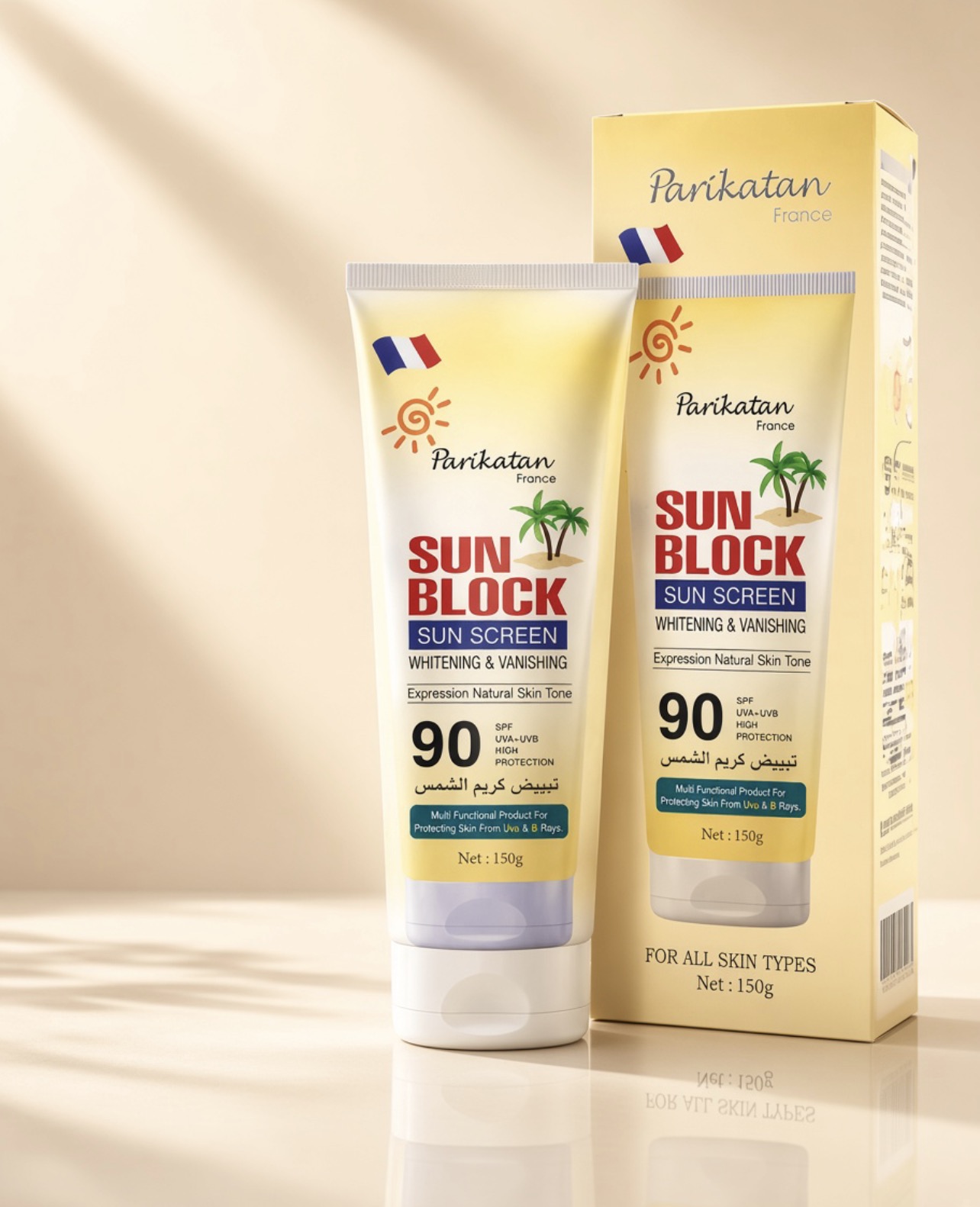 Parikatan France - Sun Block Sunscreen SPF 90 (150g)